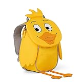 Affenzahn Kleiner Freund - Kindergartenrucksack für 1-3 Jährige Kinder im Kindergarten und Kinderrucksack für die Kita Die Maus Ente - Gelb